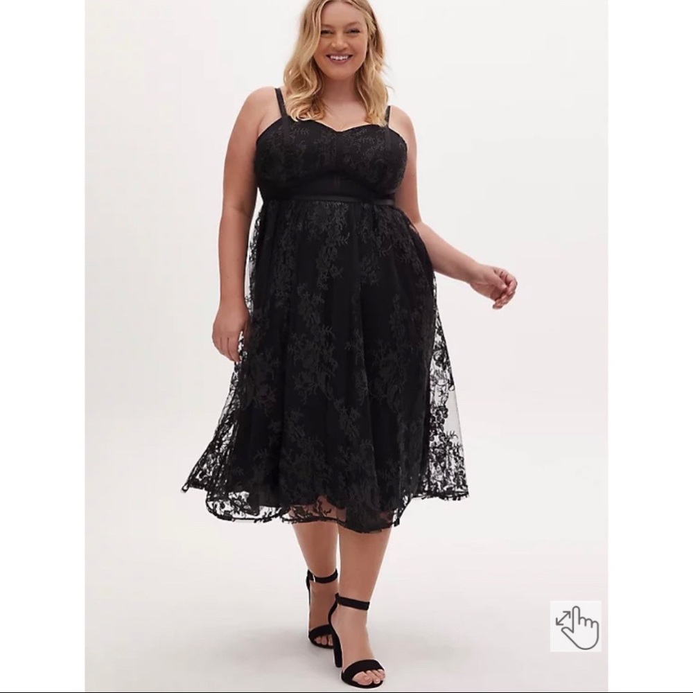 Torrid Black Mesh Dress 🖤